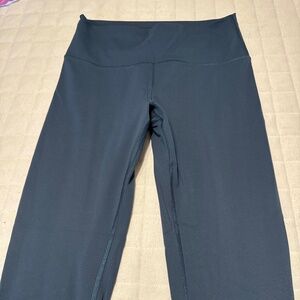 Lululemon wunder train dark green-blue sz 10